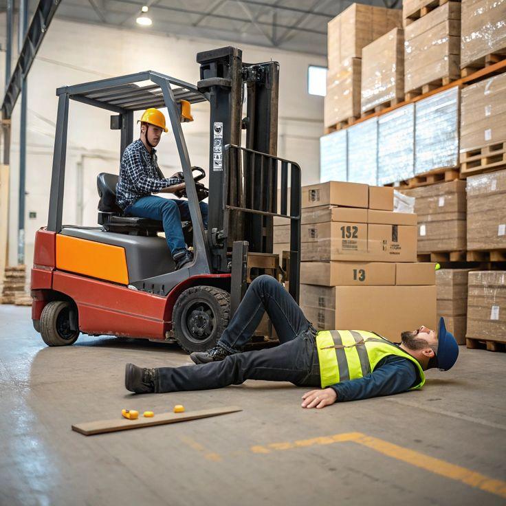 Who Pays After a Forklift Hits a Worker on a Job Site?